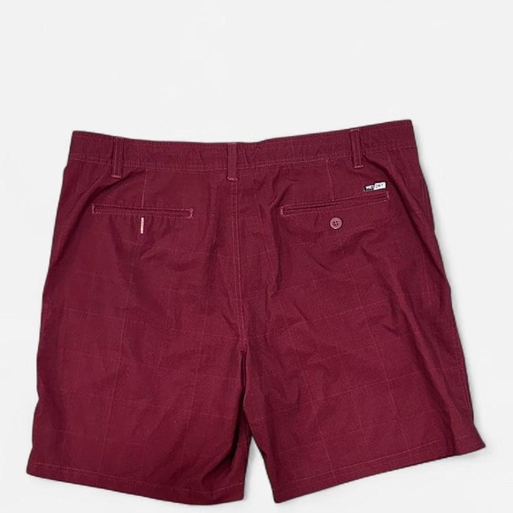 Bundle Men Shorts: Plus size chino shorts with - red, black - Picture 7 of 8
